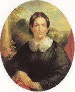 John Mix Stanley Portrait of Mrs. Benjamin Pitman France oil painting artist